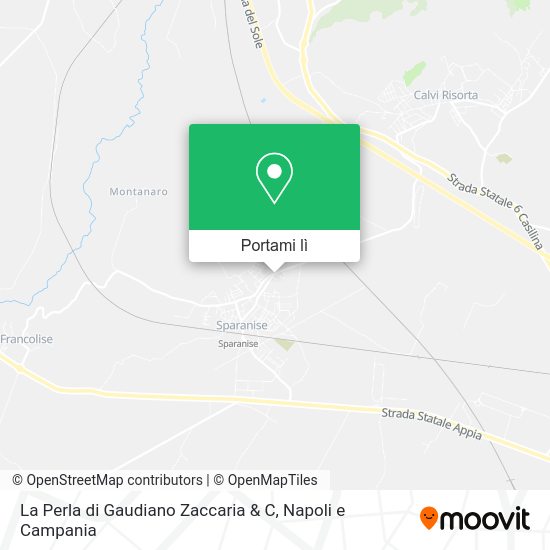 Mappa La Perla di Gaudiano Zaccaria & C