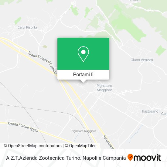 Mappa A.Z.T.Azienda Zootecnica Turino