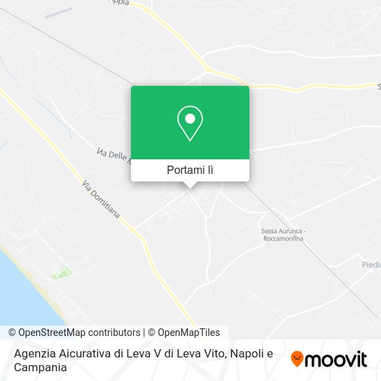 Mappa Agenzia Aicurativa di Leva V di Leva Vito
