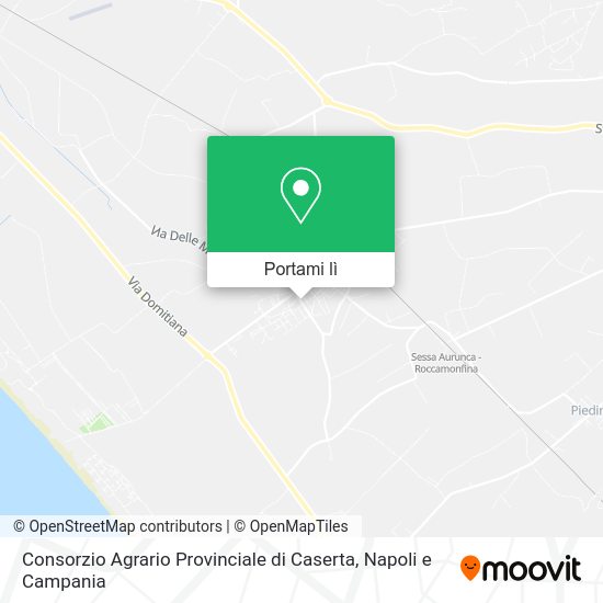 Mappa Consorzio Agrario Provinciale di Caserta