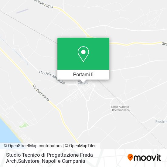 Mappa Studio Tecnico di Progettazione Freda Arch.Salvatore