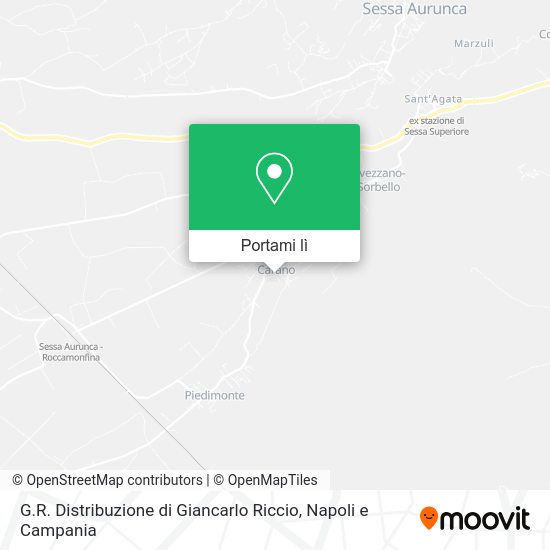 Mappa G.R. Distribuzione di Giancarlo Riccio