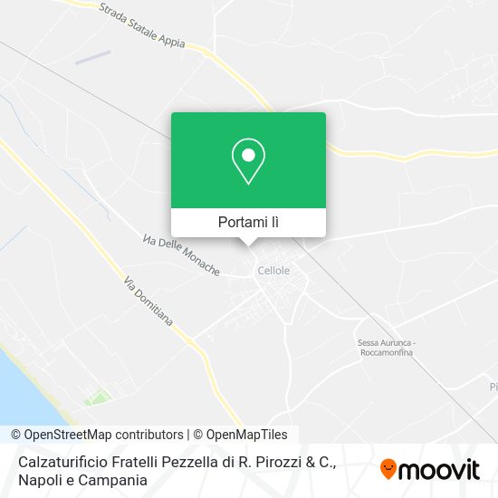 Mappa Calzaturificio Fratelli Pezzella di R. Pirozzi & C.
