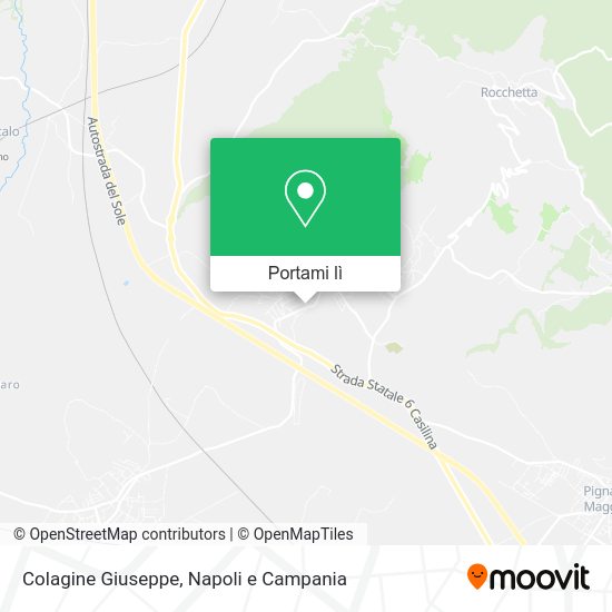 Mappa Colagine Giuseppe