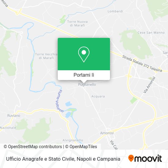 Mappa Ufficio Anagrafe e Stato Civile