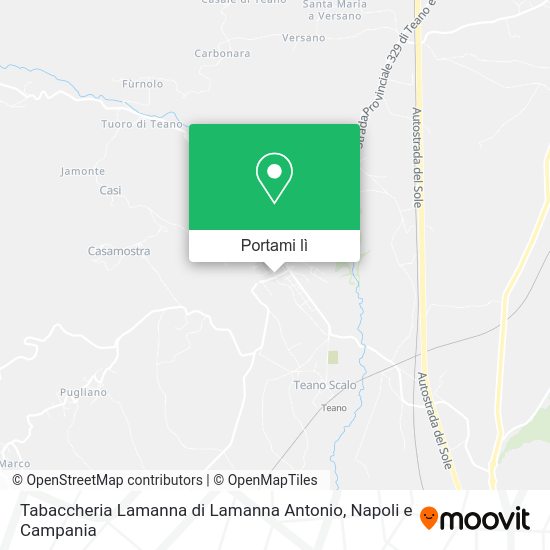 Mappa Tabaccheria Lamanna di Lamanna Antonio