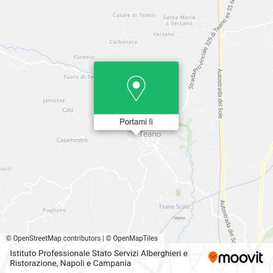 Mappa Istituto Professionale Stato Servizi Alberghieri e Ristorazione