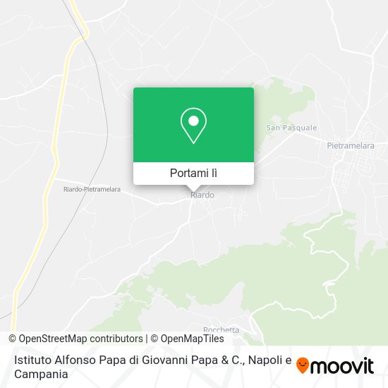 Mappa Istituto Alfonso Papa di Giovanni Papa & C.