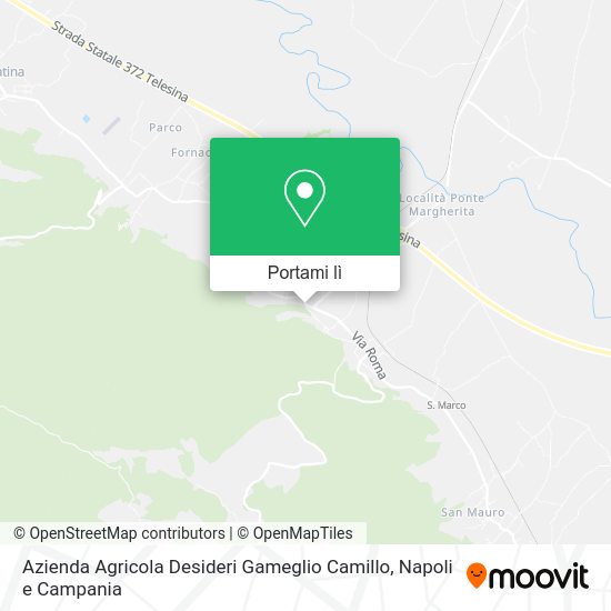 Mappa Azienda Agricola Desideri Gameglio Camillo