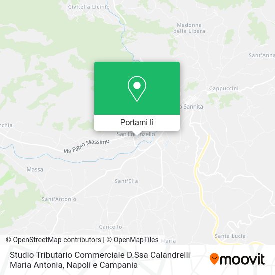 Mappa Studio Tributario Commerciale D.Ssa Calandrelli Maria Antonia