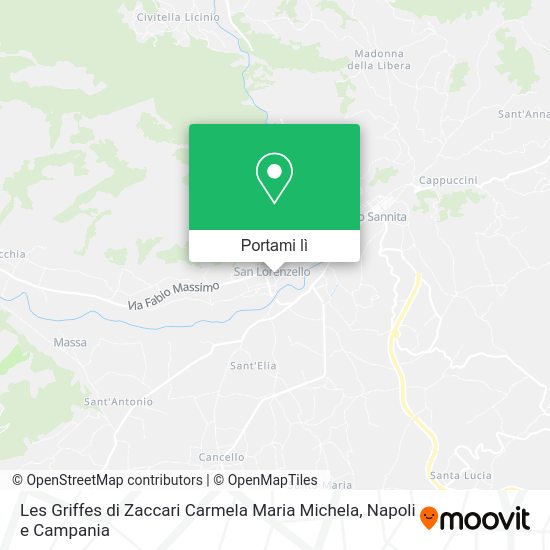 Mappa Les Griffes di Zaccari Carmela Maria Michela