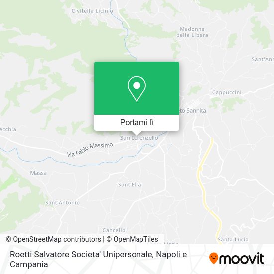 Mappa Roetti Salvatore Societa' Unipersonale