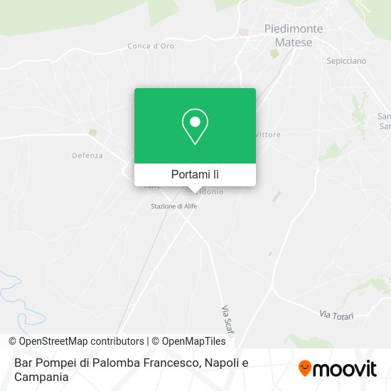 Mappa Bar Pompei di Palomba Francesco