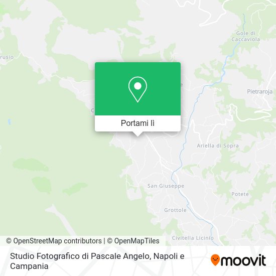 Mappa Studio Fotografico di Pascale Angelo