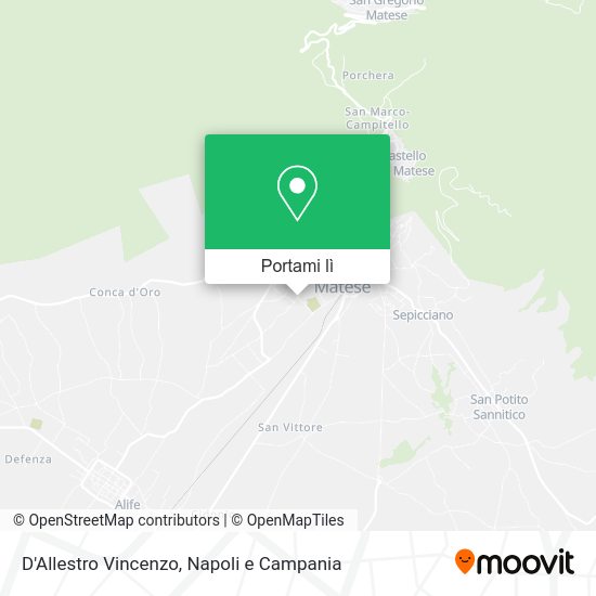 Mappa D'Allestro Vincenzo