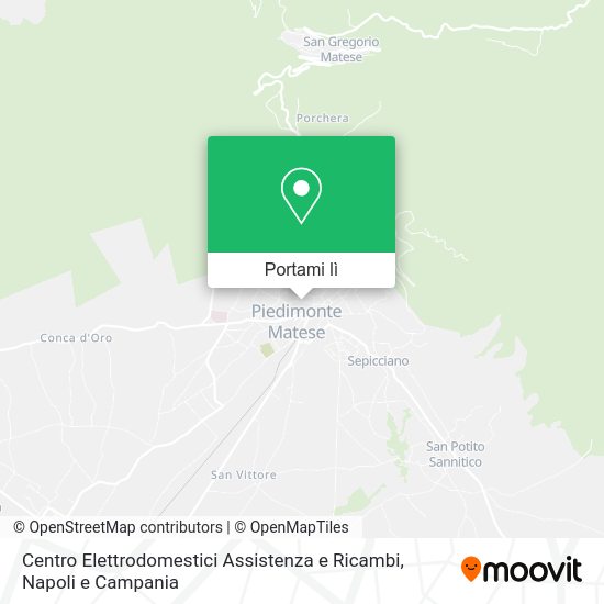 Mappa Centro Elettrodomestici Assistenza e Ricambi