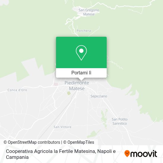 Mappa Cooperativa Agricola la Fertile Matesina