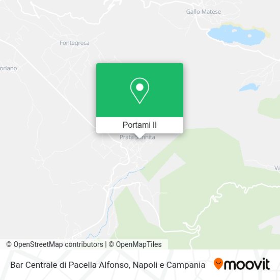 Mappa Bar Centrale di Pacella Alfonso