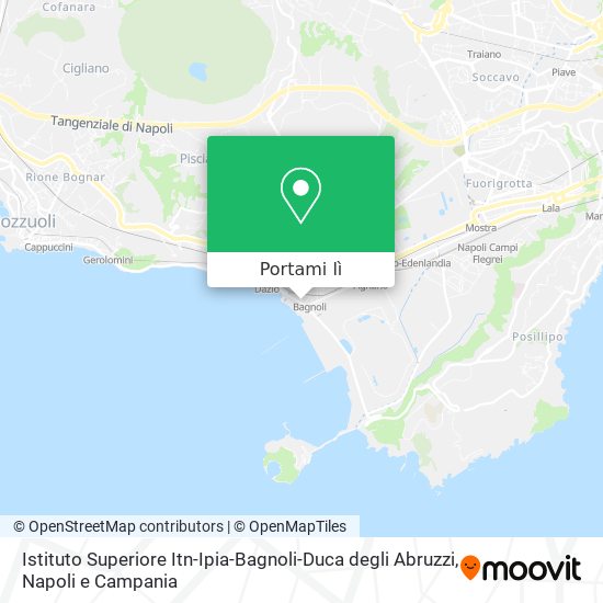 Mappa Istituto Superiore Itn-Ipia-Bagnoli-Duca degli Abruzzi