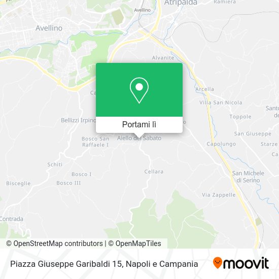 Mappa Piazza Giuseppe Garibaldi  15