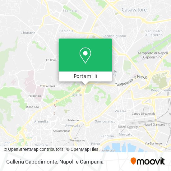 Mappa Galleria Capodimonte