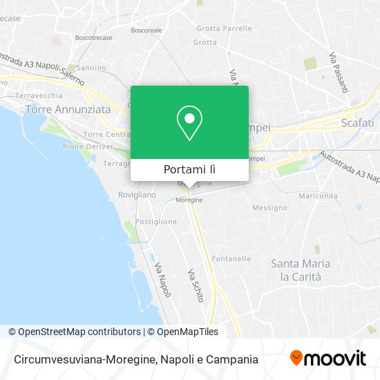 Mappa Circumvesuviana-Moregine