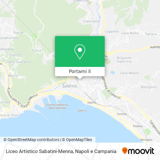 Mappa Liceo Artistico Sabatini-Menna