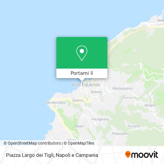 Mappa Piazza Largo dei Tigli