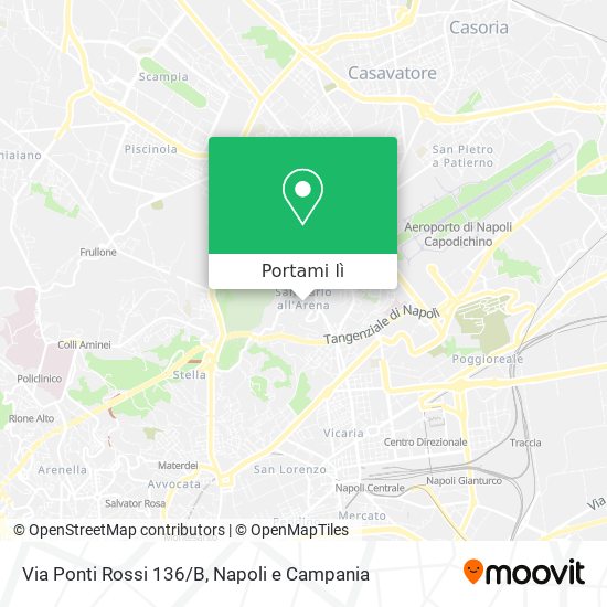 Mappa Via Ponti Rossi 136/B