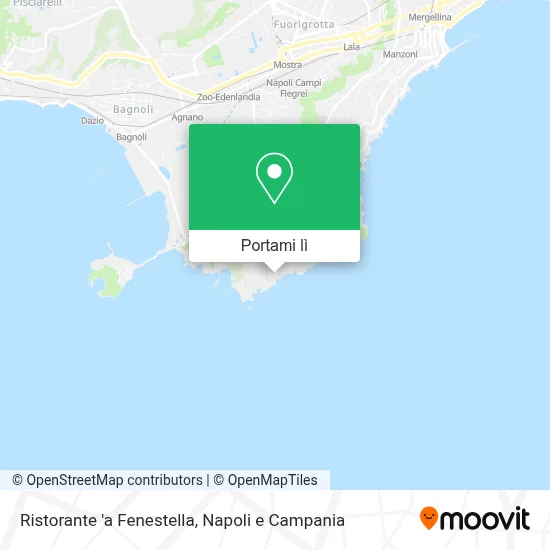 Mappa Ristorante 'a Fenestella