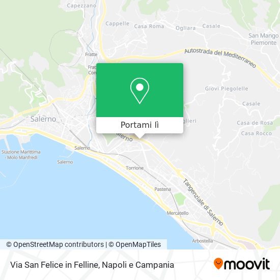 Mappa Via San Felice in Felline