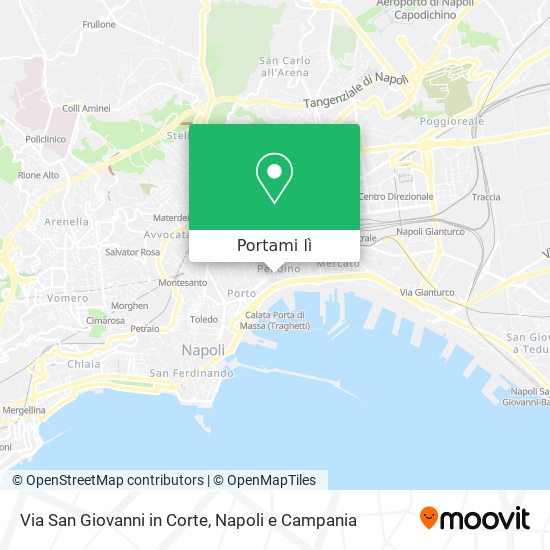 Mappa Via San Giovanni in Corte