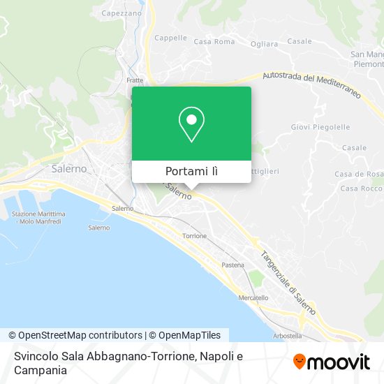 Mappa Svincolo Sala Abbagnano-Torrione