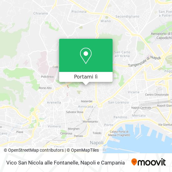 Mappa Vico San Nicola alle Fontanelle