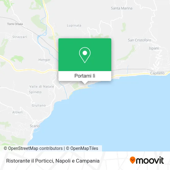Mappa Ristorante il Porticci