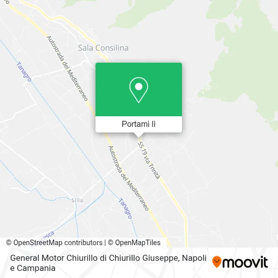 Mappa General Motor Chiurillo di Chiurillo Giuseppe