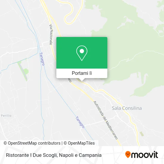 Mappa Ristorante I Due Scogli