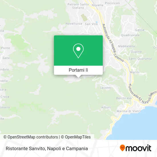 Mappa Ristorante Sanvito