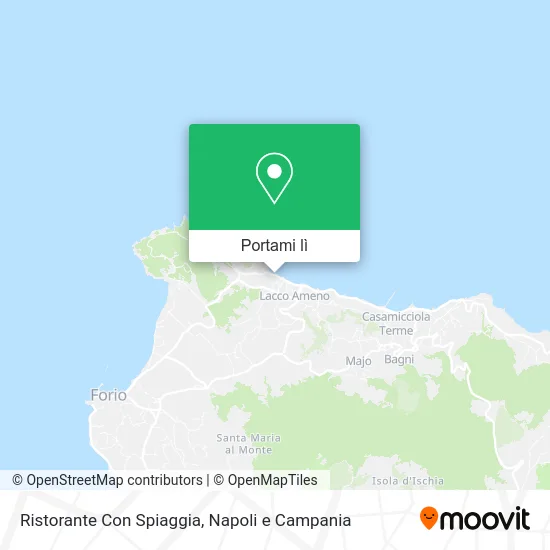 Mappa Ristorante Con Spiaggia