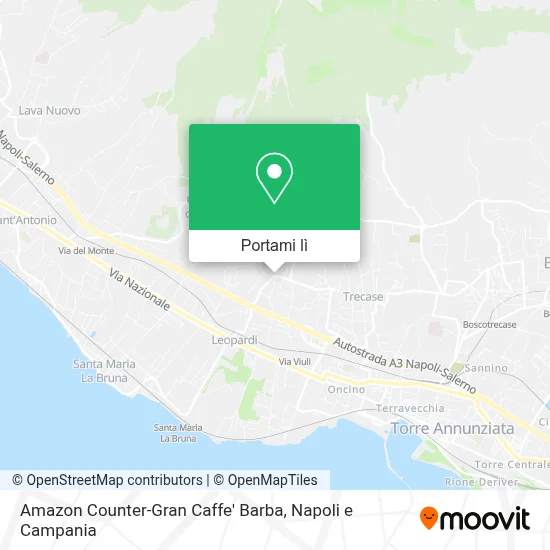 Mappa Amazon Counter-Gran Caffe' Barba