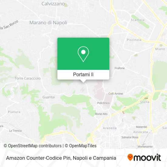 Mappa Amazon Counter-Codice Pin