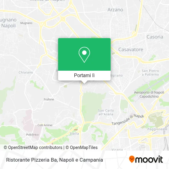Mappa Ristorante Pizzeria Ba