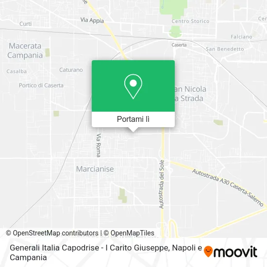 Mappa Generali Italia Capodrise - I Carito Giuseppe
