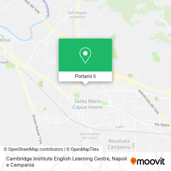 Mappa Cambridge Institute English Learning Centre