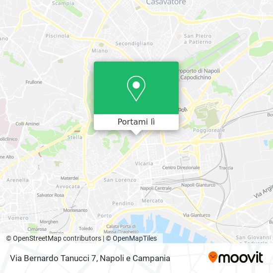 Mappa Via Bernardo Tanucci 7