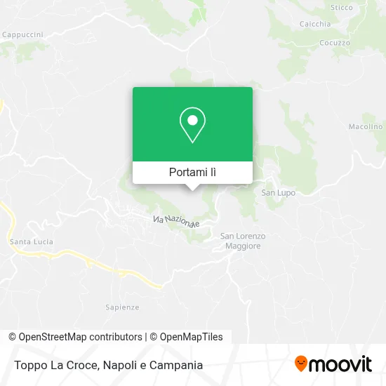 Mappa Toppo La Croce