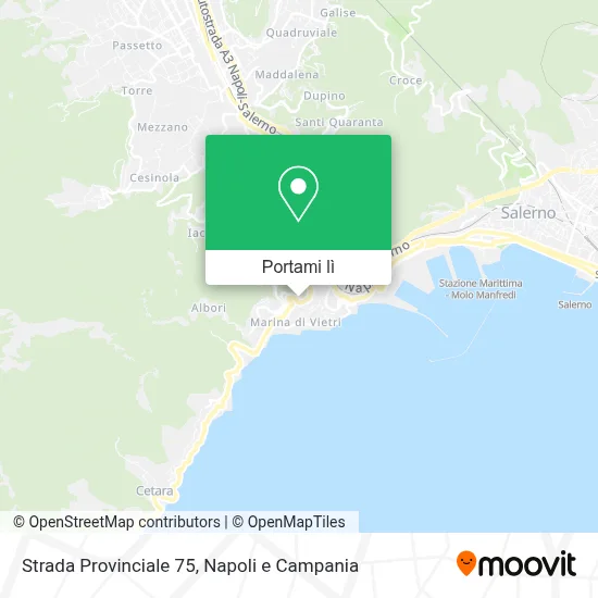 Mappa Strada Provinciale 75