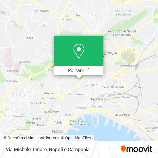 Come arrivare a Via Michele Tenore a Napoli con Bus Treno o Metro