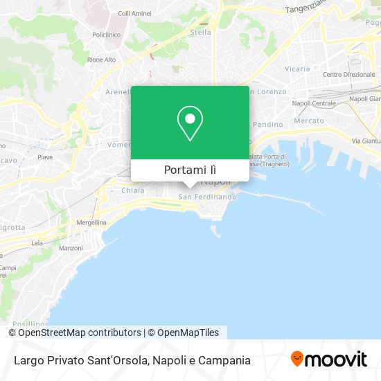 Mappa Largo Privato Sant'Orsola