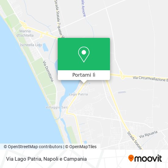 Mappa Via Lago Patria